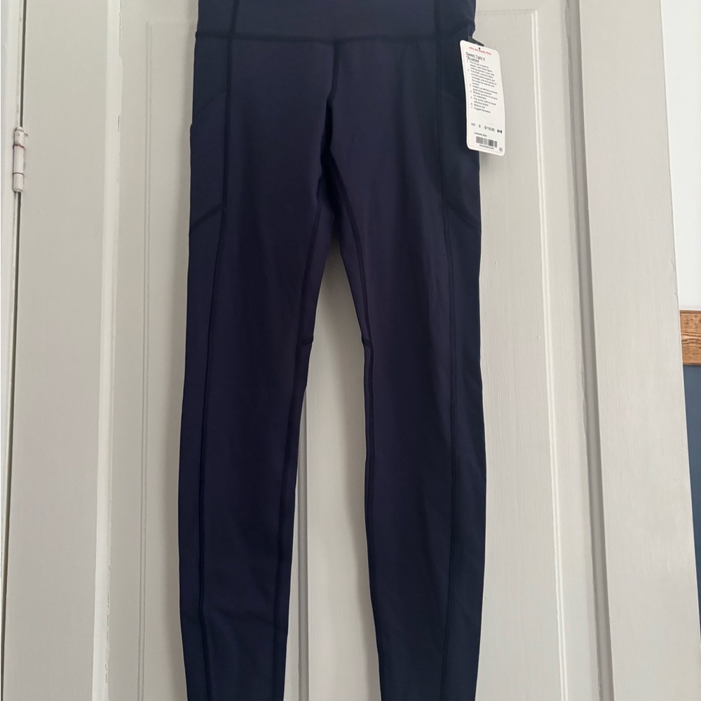 Navy speed tight legging’s Lululemon